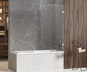 Parawany nawannowe - Parawan wannowy 80x150 EXK-1951-WP Avexa New Trendy - miniaturka - grafika 1