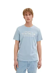 TOM TAILOR T-shirt męski, 11752 – Yonder Blue, XXS - Koszulki męskie - miniaturka - grafika 1