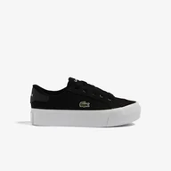 Sneakersy damskie - Damskie Sneakersy LACOSTE SHOES 45CFA0012.312 – Czarny - miniaturka - grafika 1