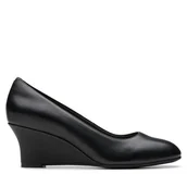 Półbuty damskie - Półbuty Clarks Olivette Pearl 26180043 Czarny - miniaturka - grafika 1