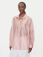 Koszule damskie - ACCESS FASHION Koszula 53-7068-104 Różowy Loose Fit - miniaturka - grafika 1