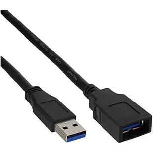 InLine Kabel USB USB A/B 2.5m Czarny 35625 - Kable USB - miniaturka - grafika 1