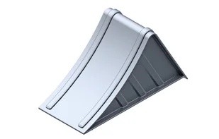 Klin pod koła AL-KO H: 206mm UK46 metalowy - Akcesoria motoryzacyjne - miniaturka - grafika 1