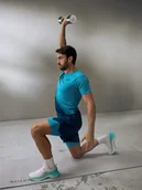 Koszulki sportowe męskie - 4F Koszulka treningowa regular szybkoschnąca męska - turkusowa XXL - miniaturka - grafika 1