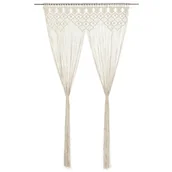 Zasłony - Zasłona z makramy, 140 x 240 cm, bawełna - miniaturka - grafika 1