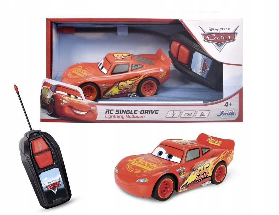 Jada Jada RC Cars 3 Lightning McQueen 27 MHz 1:32 203081008