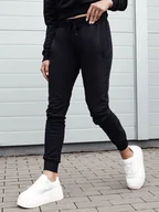 Spodnie sportowe damskie - Spodnie dresowe damskie RELAX MODE czarne Dstreet UY2135 - miniaturka - grafika 1