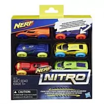 NERF Nitro Refill 6-pak samochody 2 Hasbro - Zabawki militarne - miniaturka - grafika 1