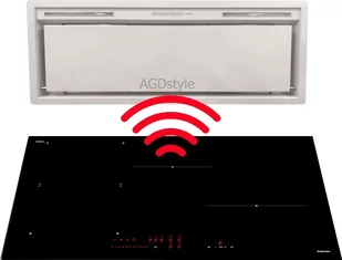 Zestaw FALMEC płyta indukcyjna 80 H2H | 78x51 + okap GRUPA SILNIKOWA PLUS 70 biały - Zestawy AGD - miniaturka - grafika 1