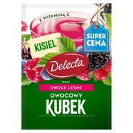 Kisiel - Delecta Owocowy kubek Kisiel smak owoce leśne 30 g - miniaturka - grafika 1