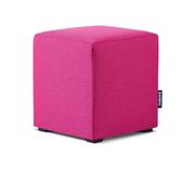 Fotele i krzesła biurowe - Taboret URBIT 37x33 cm różowy - miniaturka - grafika 1