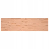 Blaty meblowe i parapety okienne - Blat do biurka, 200x55x2,5 cm, lite drewno bukowe - miniaturka - grafika 1