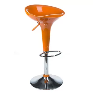 Hoker Barowy Bx-1002 Pomarańczowy - Krzesła i taborety kosmetyczne - miniaturka - grafika 1