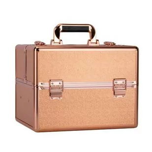 Kuferek kosmetyczny XL na lampę 36W total rose golden - Kosmetyczki, organizery i kuferki - miniaturka - grafika 1