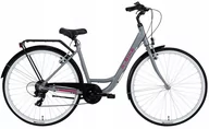 Rowery - M-Bike Cityline 726 2023 Szary 46 cm - miniaturka - grafika 1