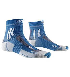 Skarpetki damskie - X-socks Skarpety Marathon Energy Socks uniseks niebieski Teal Blue/Arctic White 39-41 XS-RS10S19U - grafika 1