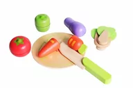 Zabawki AGD - Drewniane warzywa do krojenia - miniaturka - grafika 1