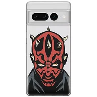 Etui i futerały do telefonów - Etui Darth Maul 004 Star Wars Nadruk częściowy Przeźroczysty Producent: Google, Model: PIXEL 7 PRO - miniaturka - grafika 1