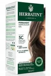 Herbatint Farba 150ml, Herbatint Farba 150ml: 5C Jasny Popielaty Kasztan - Farby do włosów i szampony koloryzujące - miniaturka - grafika 1