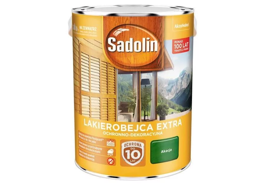 Sadolin EXTRA- lakierobajca do drewna, akacja, 5l