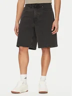 Spodenki męskie - Vans Szorty jeansowe Check-5 VN000C9V Szary Baggy Fit - miniaturka - grafika 1
