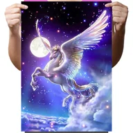 Zabawki kreatywne - Haft Diamentowy Diamond Painting,DIAMENTOWY MALARZ,Obraz DIY 5D,Mozaika Diamentowa 30x40,Koń - miniaturka - grafika 1