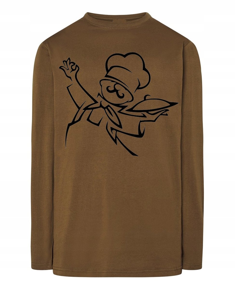 Longsleeve męski nadruk Chef Kucharz r.XL