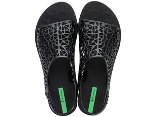Sandały damskie Sportowe Ipanema SHAPE Płaskie Eleganckie Wygodne Czarne 36 - Sandały damskie - miniaturka - grafika 1