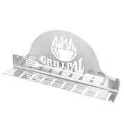 Akcesoria do grilla - Wieszak Na Narzędzia Przybory Kije Do Grilla 10 Nierdzewny Logo GRILLPAL - miniaturka - grafika 1