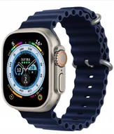 Akcesoria do smartwatchy - PASEK DO ZEGARKA APPLE WATCH 42/44/45/49mm SE/9/8/7/6/5/4/3/2/1 NIEBIESKI - miniaturka - grafika 1