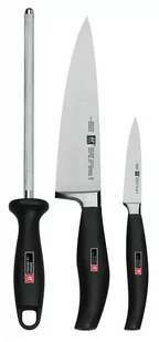 Zwilling Five star zestaw 2 noży + ostrzałka - Noże kuchenne - miniaturka - grafika 1