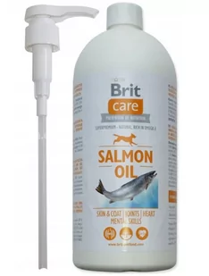 Brit Care Salmon Oil (100% olej z łososia) 1000 ml 5130 - Suplementy i witaminy dla psów - miniaturka - grafika 3