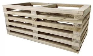 Woodsondeko Ażurowa Drewniana Osłonka Na Kwiaty - Dekoracje domu - miniaturka - grafika 1