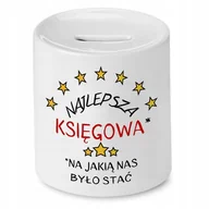 Skarbonki - SKARBONKA KSIĘGOWEJ KSIĘGOWEGO NAJLEPSZA KSIĘGOWA z Nadrukiem ze Zdjęciem - miniaturka - grafika 1