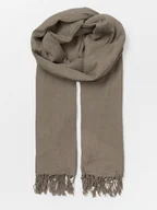 Apaszki i szaliki damskie - Becksöndergaard Szal "Ilona" w kolorze szarobrązowym - 200 x 100 cm - miniaturka - grafika 1