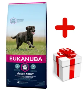 Eukanuba adult large breed chicken 15kg - Sucha karma dla psów - miniaturka - grafika 1