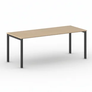 B2B Partner Stół Square 2000 x 800 x 750 mm, buk 499458 - Stoły i stoliki do biura - miniaturka - grafika 1