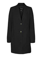 Płaszcze damskie - VERO MODA Damski płaszcz Vmverodonacallie Ga Boos, czarny, M - miniaturka - grafika 1