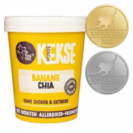 Przysmaki dla psów - TENETRIO TENETRIO ciasteczka z owadami, bananami i nasionami chia (200g) - miniaturka - grafika 1