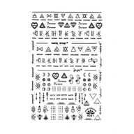 Ozdoby do paznokci - Naklejki do paznokci cienkie czarne Nr R081 - miniaturka - grafika 1