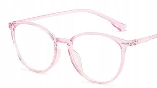 Okulary korekcyjne minusy kocie różowe -0.5 do -6 - Okulary korekcyjne, oprawki, szkła - miniaturka - grafika 1