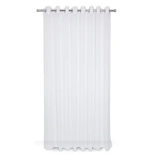 Firana na przelotkach 280 x 240 cm biała - Firany - miniaturka - grafika 1