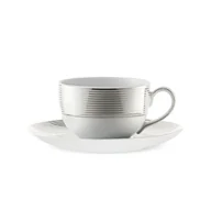 Filiżanki - Filiżanka 250 ml ze spodkiem Yvonne Linea Platynowa E520 - miniaturka - grafika 1