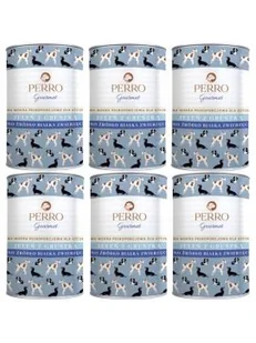Pakiet PERRO Gourmet Jeleń z gruszką Junior 6x400g monobiałkowa karma dla szczeniąt - Mokra karma dla psów - miniaturka - grafika 1