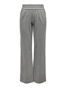 ONLY Onlpoptrash- Life Mw Pant PNT Noos spodnie damskie, Medium Grey Melange, 32-XXS-L - Spodnie damskie - miniaturka - grafika 1