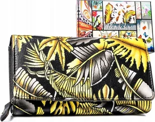 Rovicky Duży, skórzany portfel damski na zatrzask - Rovicky NoSize - Portfele - miniaturka - grafika 1