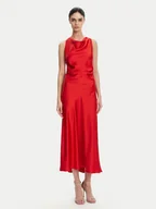 Sukienki - Imperial Sukienka koktajlowa AEQJJBA Czerwony Regular Fit - miniaturka - grafika 1