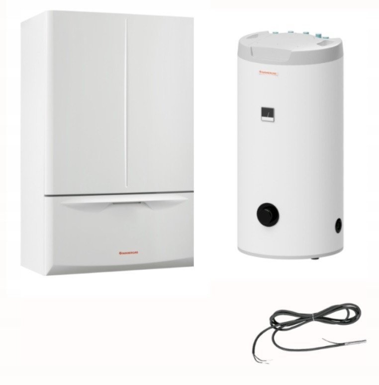 Immergas Pakiet 1-fun.kondens. wersja standard - kocioł EXTRA 12 + zasobnik UBS125V3 + sonda kontaktowa kotły wiszące