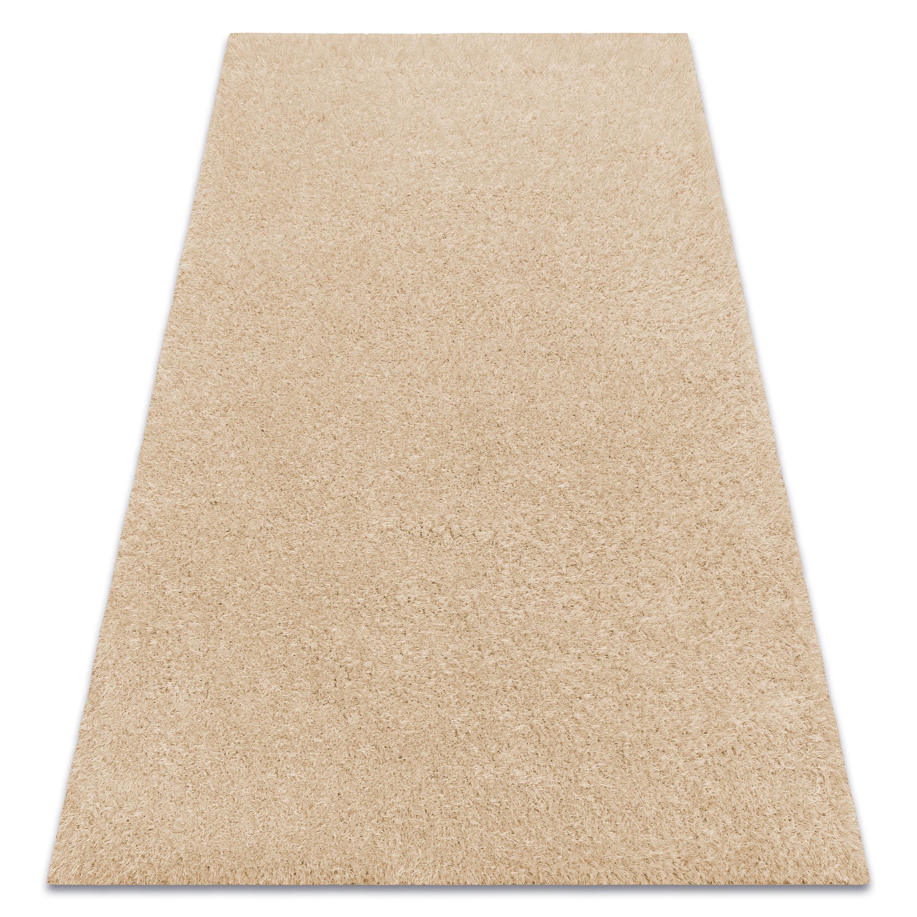 Dywan BUENOS 6652 shaggy jednolity, jednokolorowy krem beżowy 60x100 cm