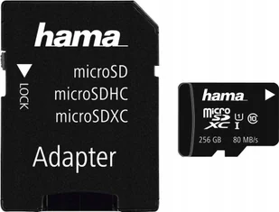 Karta Hama C10 SDXC 256 GB Class 10 UHS-I 001241710000 - Karty pamięci - miniaturka - grafika 1